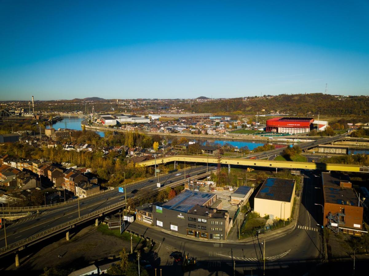 Fenêtre sur le Standard de Liège Ougree Esterno foto