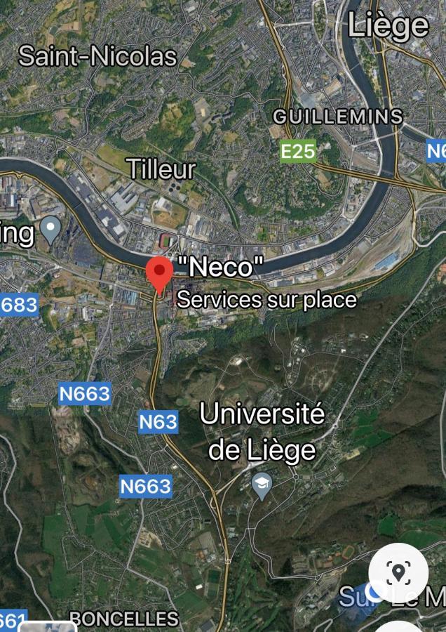 Fenêtre sur le Standard de Liège Ougree Esterno foto